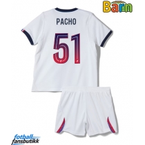 Paris Saint-Germain Willian Pacho #51 Bortedraktsett Barn 2026-27 Kortermet (+ Korte bukser)
